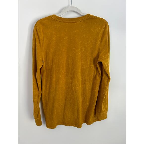 Art Class XL Skeletons Skateboarding Long Sleeve T-Shirt Gold Tee - Picture 4 of 5